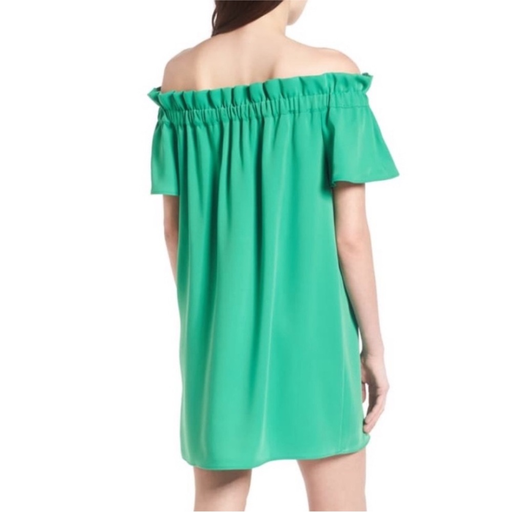 Pleione Strapless Green Dress